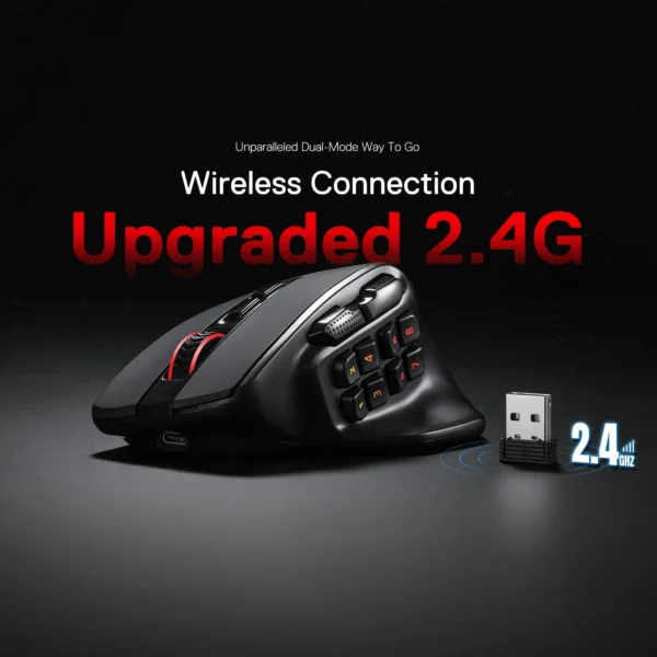 Redragon M811 PRO Wireless MMO Gaming Mouse Hot selling - Image 3