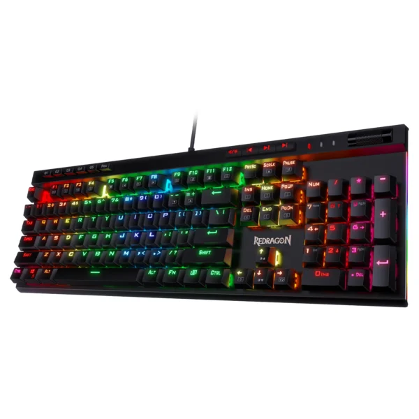 Redragon K580 VATA RGB Mechanical Gaming Keyboard - 104 Keys, Anti-Ghosting