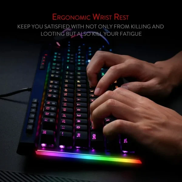 Redragon K580 VATA RGB Mechanical Gaming Keyboard - 104 Keys, Anti-Ghosting - Image 2