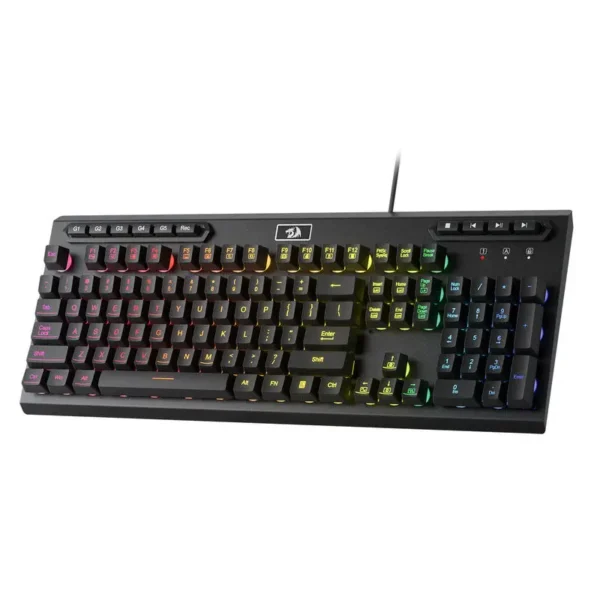 Redragon K513 RGB Membrane Gaming Keyboard – 104 Keys, Wired, Mechanical-Feel