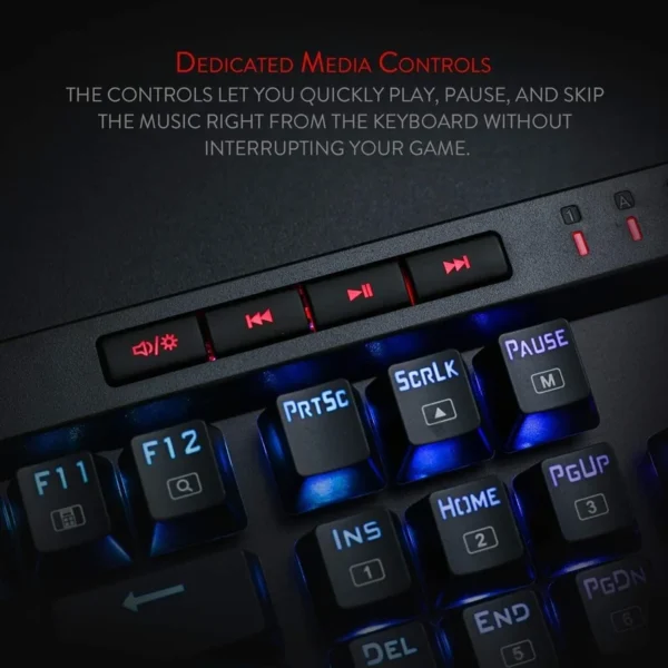 Redragon K580 VATA RGB Mechanical Gaming Keyboard - 104 Keys, Anti-Ghosting - Image 4