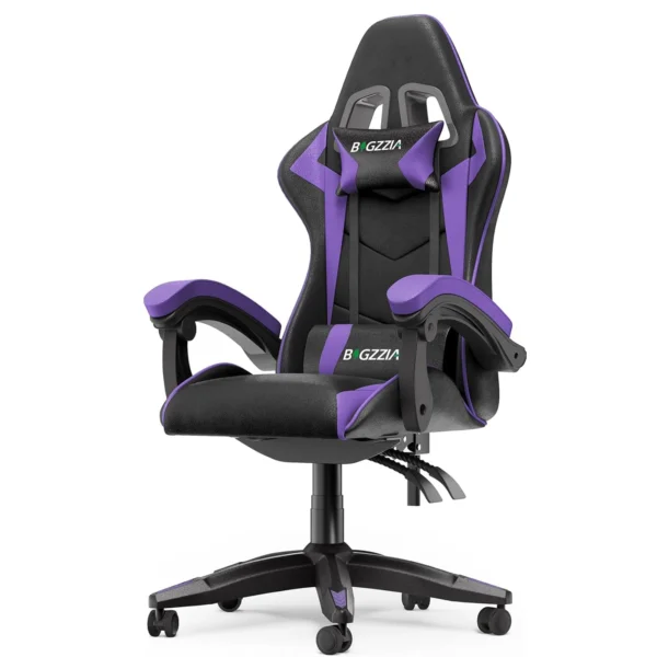 Gaming Chair with Headrest and Lumbar Support – Ergonomic PU Leather Racing Chair for Office - Image 10