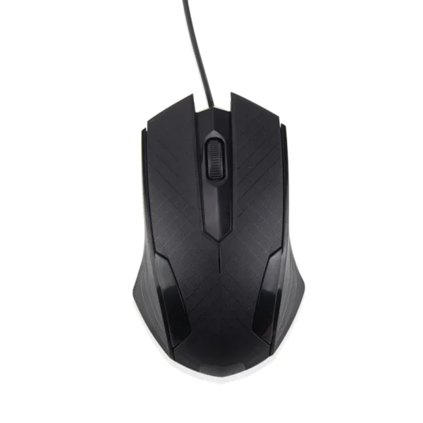 Durable Wired Gaming Mouse – Ergonomic USB Design, 3 Buttons, Optical Wheel, Antiskid Frosted Finish for PC and Laptop - Image 2