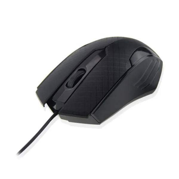 Durable Wired Gaming Mouse – Ergonomic USB Design, 3 Buttons, Optical Wheel, Antiskid Frosted Finish for PC and Laptop