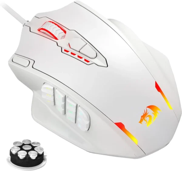 Redragon M908 RGB Backlight LED USB Wired Gaming Mouse 18 Programmable Mouse Buttons 12400 DPI - Image 7