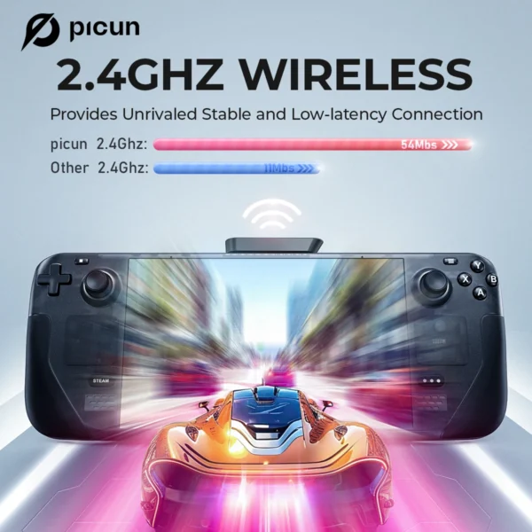 Picun G3 2.4GHz Wireless Gaming Headset Low Latency 53mm 3D Spatial Audio ENC Mic HD Call Bluetooth Headphone - Image 2