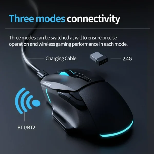 Ajazz AJ039 RGB Wireless Gaming Mouse  - Image 2