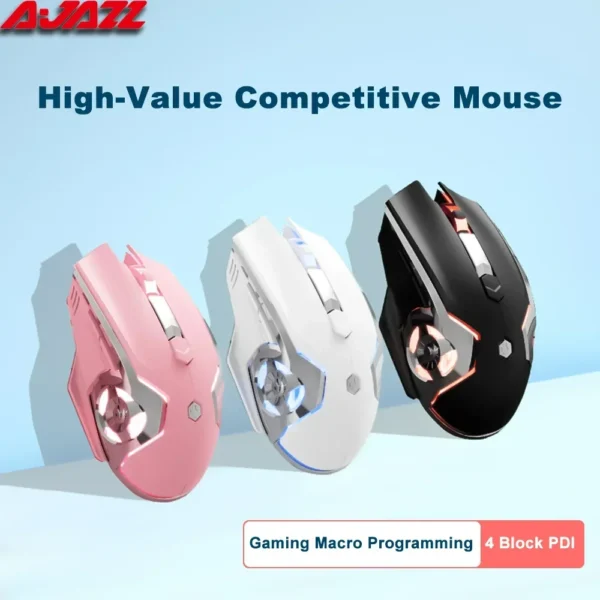 AJAZZ AJ120 Gaming Mouse – Wired USB 6 Buttons, 8000 DPI