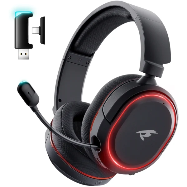 Picun G2PRO Wireless Gaming Headset Bluetooth 2.4G Headphones 7.1 Surround 5ms Low Latency ENC Mic for PC PS4 PS5 Phone Switch - Image 7