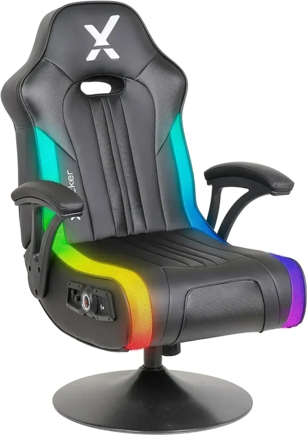 X Rocker Torque Pedestal Gaming Chair – 2.1 Bluetooth Wireless Chair with Subwoofer, Vibration