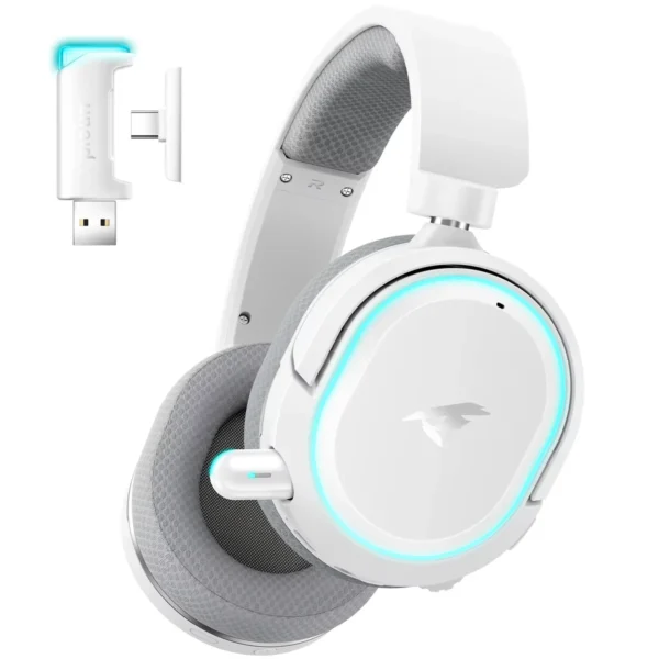 Picun G2PRO Wireless Gaming Headset Bluetooth 2.4G Headphones 7.1 Surround 5ms Low Latency ENC Mic for PC PS4 PS5 Phone Switch - Image 8