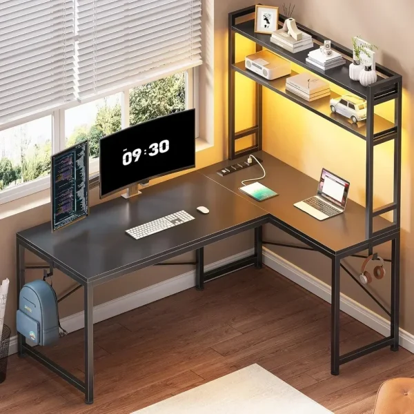 Study Writing Gaming Desk Table for Pc Gamer Desks Computer Offices Furnitures Home Office Laptop Table Bed Furniture Tables - Image 6